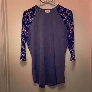 Lula Roe gray shirt